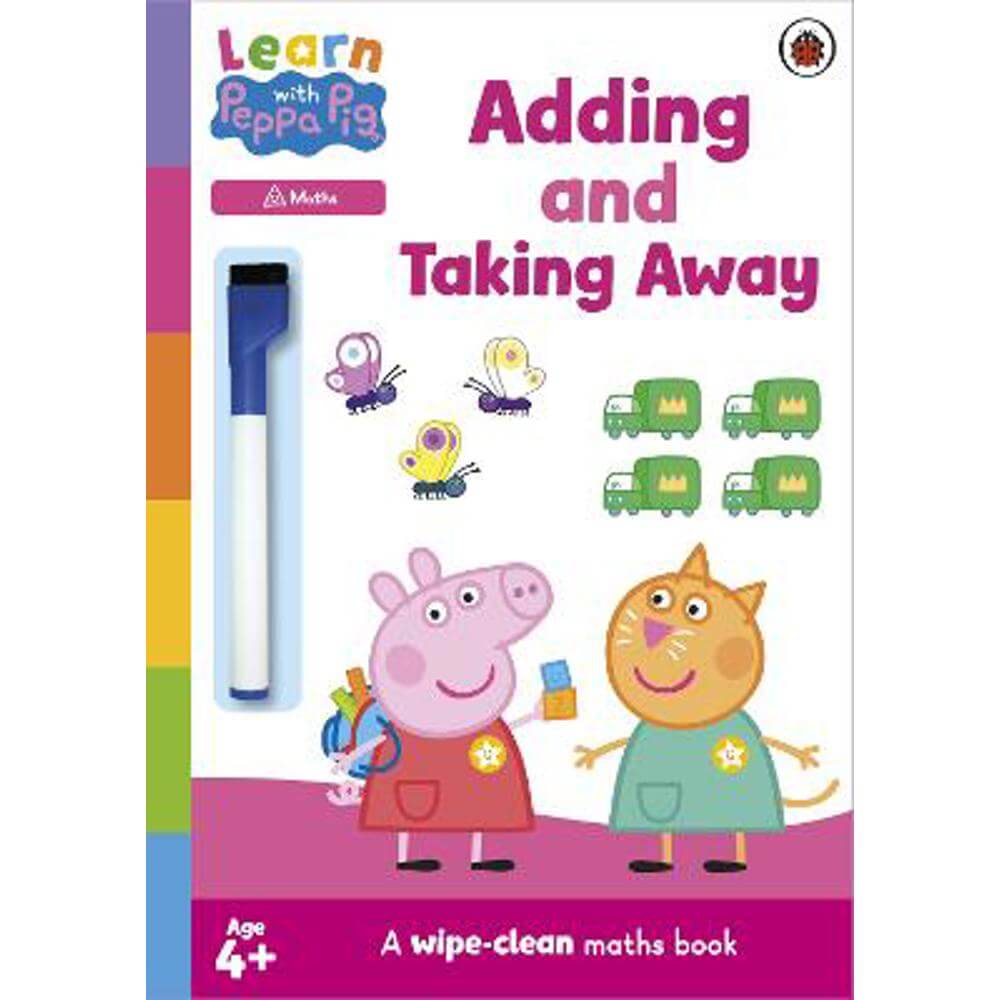 Learn with Peppa: Adding and Taking Away wipe-clean activity book (Paperback) - Peppa Pig